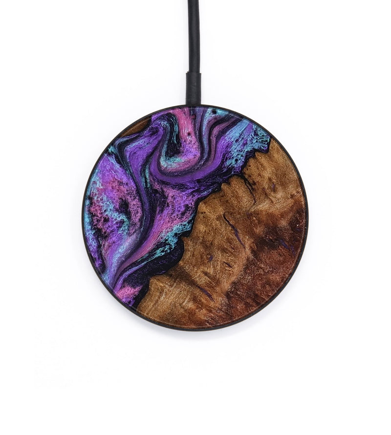 Circle Wood Wireless Charger - Kairi (Purple, 817193)