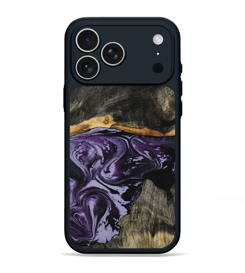 iPhone 17 Pro Max Wood Phone Case - Santos (Purple, 817194)