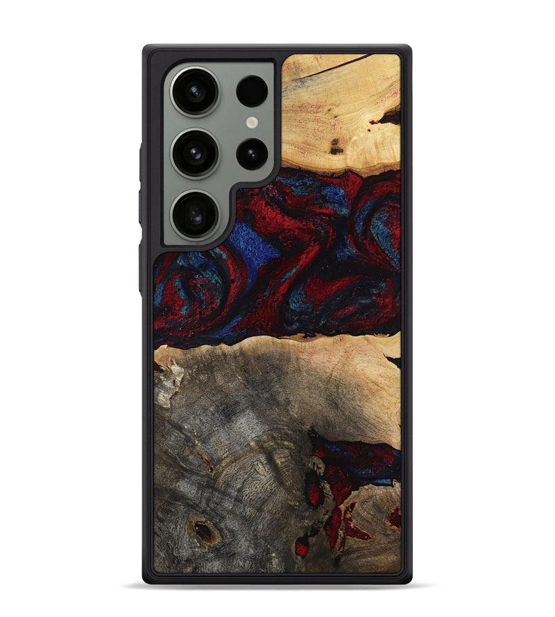 Galaxy S24 Ultra Wood Phone Case - Icie (Red, 817213)