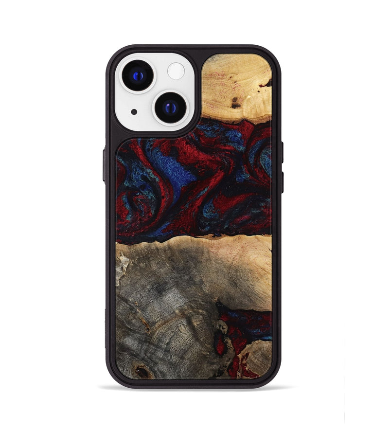 iPhone 13 Wood Phone Case - Icie (Red, 817213)
