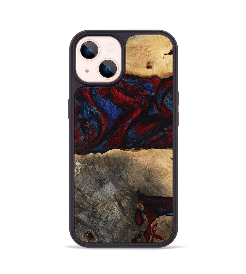 iPhone 14 Wood Phone Case - Icie (Red, 817213)