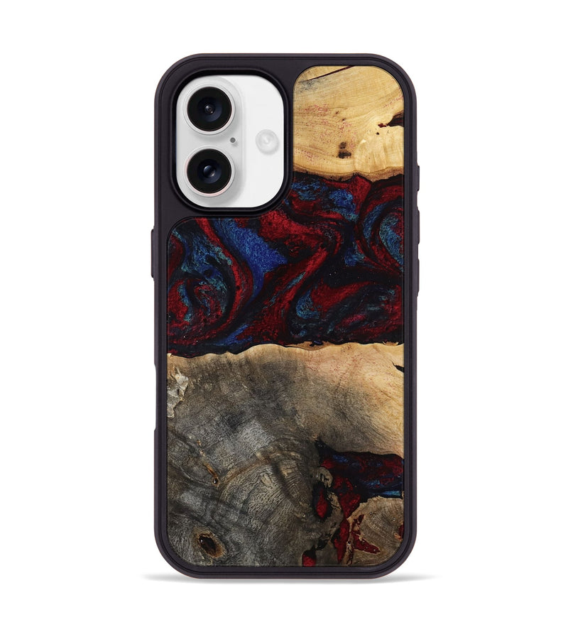 iPhone 17 Wood Phone Case - Icie (Red, 817213)
