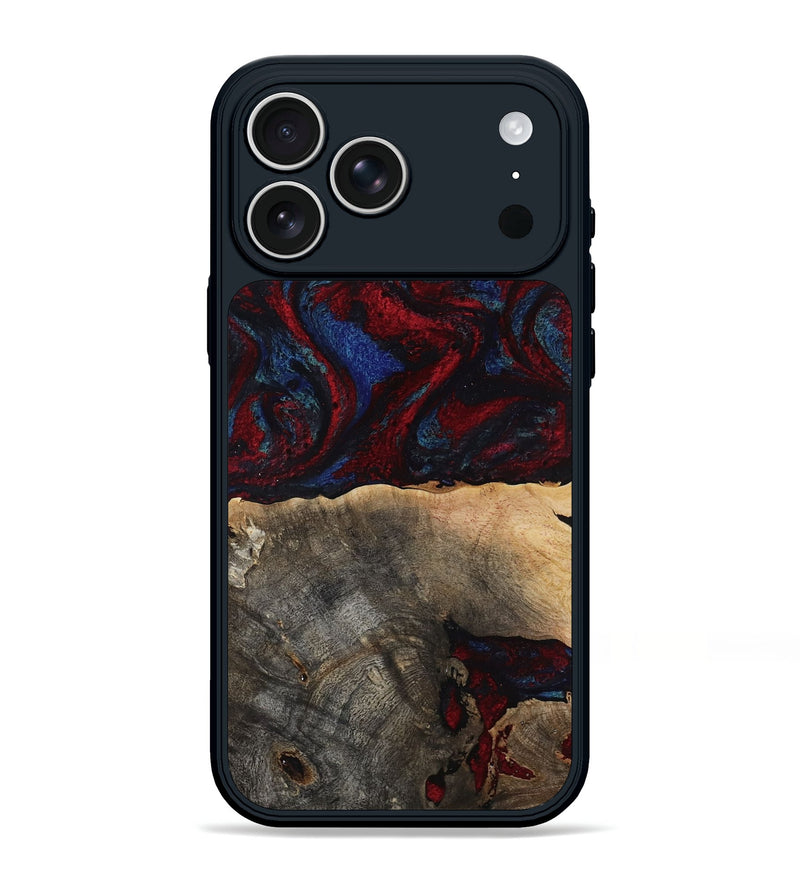 iPhone 17 Pro Max Wood Phone Case - Icie (Red, 817213)