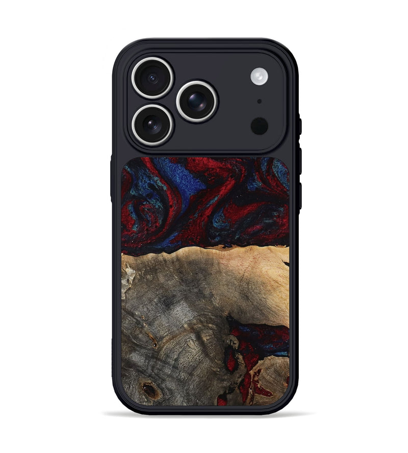 iPhone 17 Pro Wood Phone Case - Icie (Red, 817213)