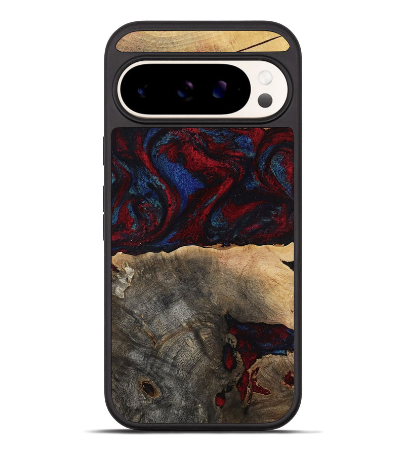 Pixel 10 Pro XL Wood Phone Case - Icie (Red, 817213)