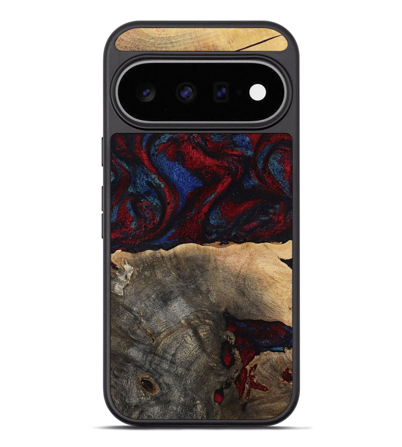 Pixel 11 Pro XL Wood Phone Case - Icie (Red, 817213)