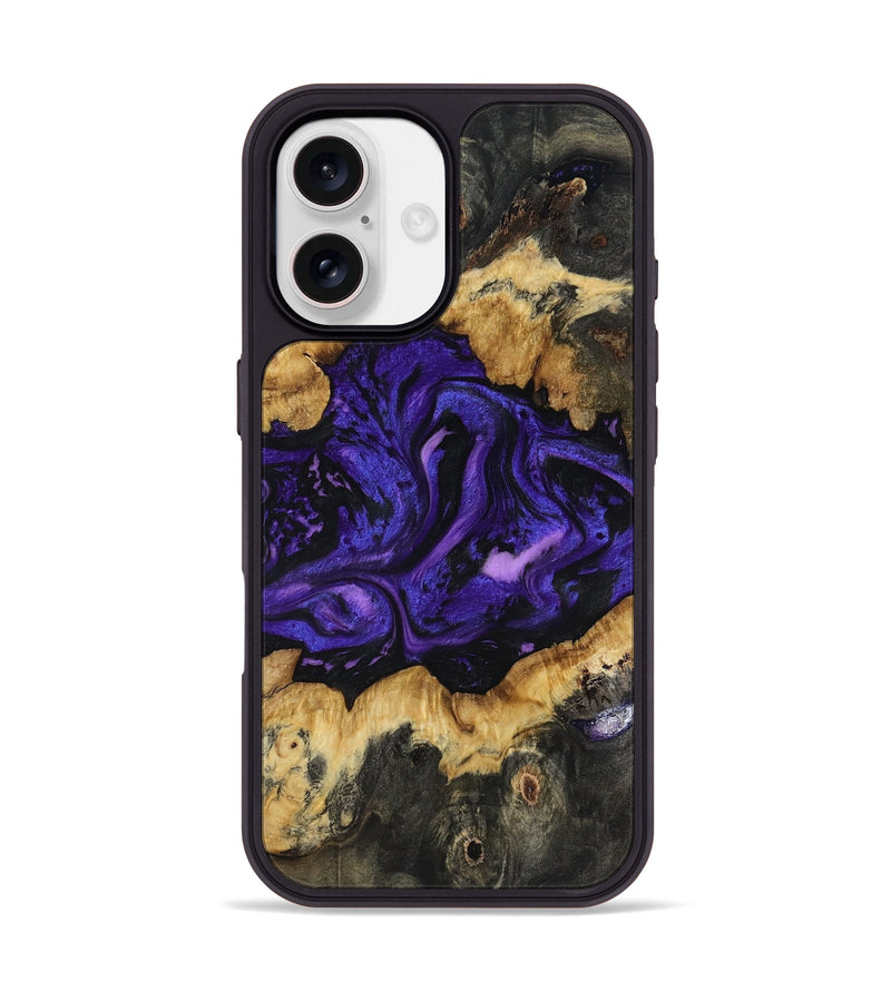 iPhone 17 Wood Phone Case - Nikolas (Purple, 817214)