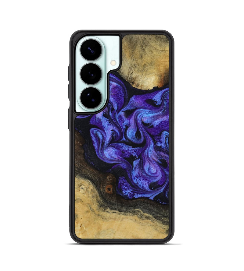Galaxy S26 Wood Phone Case - Alvah (Purple, 817216)