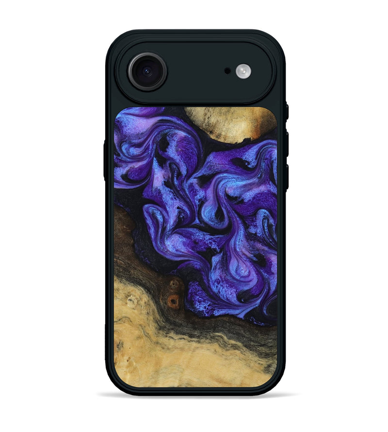iPhone 17 Air Wood Phone Case - Alvah (Purple, 817216)