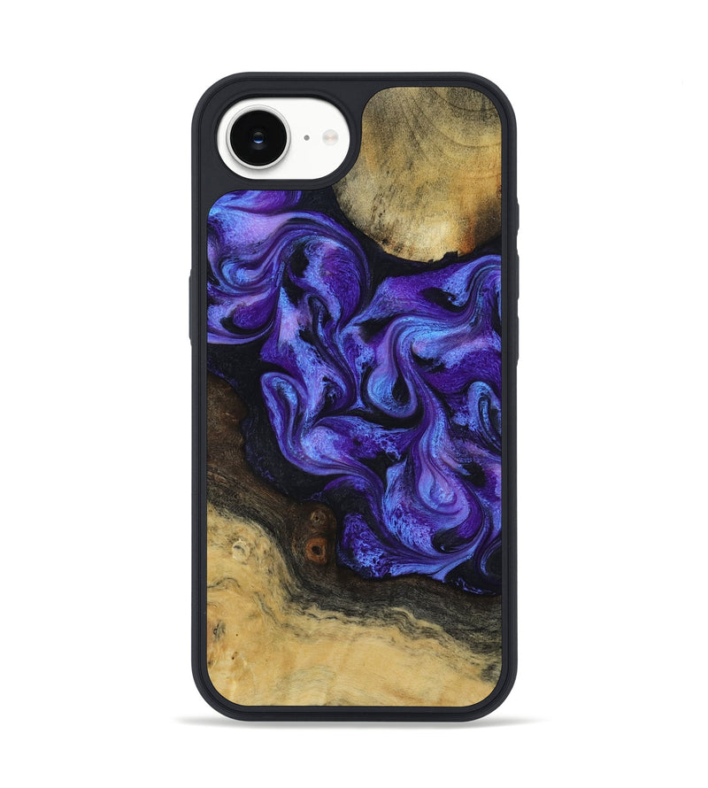 iPhone 17e Wood Phone Case - Alvah (Purple, 817216)