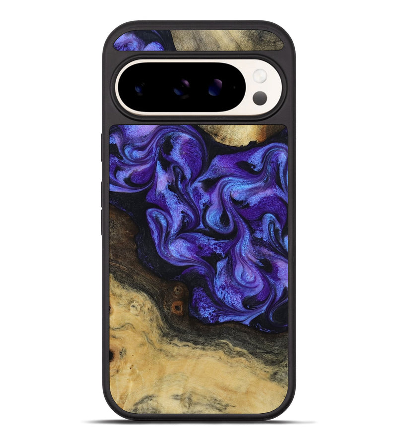 Pixel 10 Pro XL Wood Phone Case - Alvah (Purple, 817216)