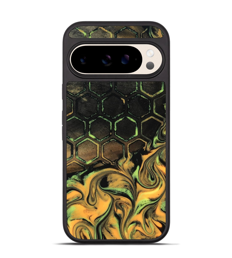 Pixel 10 Pro Wood Phone Case - Mallie (Neon, 817219)