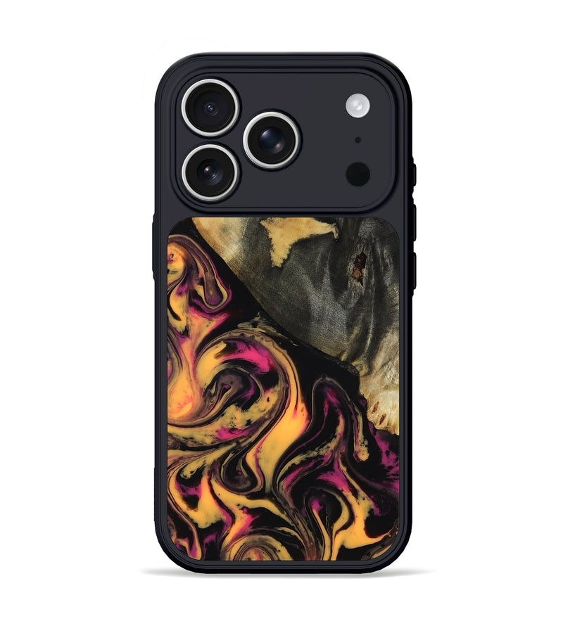 iPhone 17 Pro Wood Phone Case - Signe (Neon, 817222)