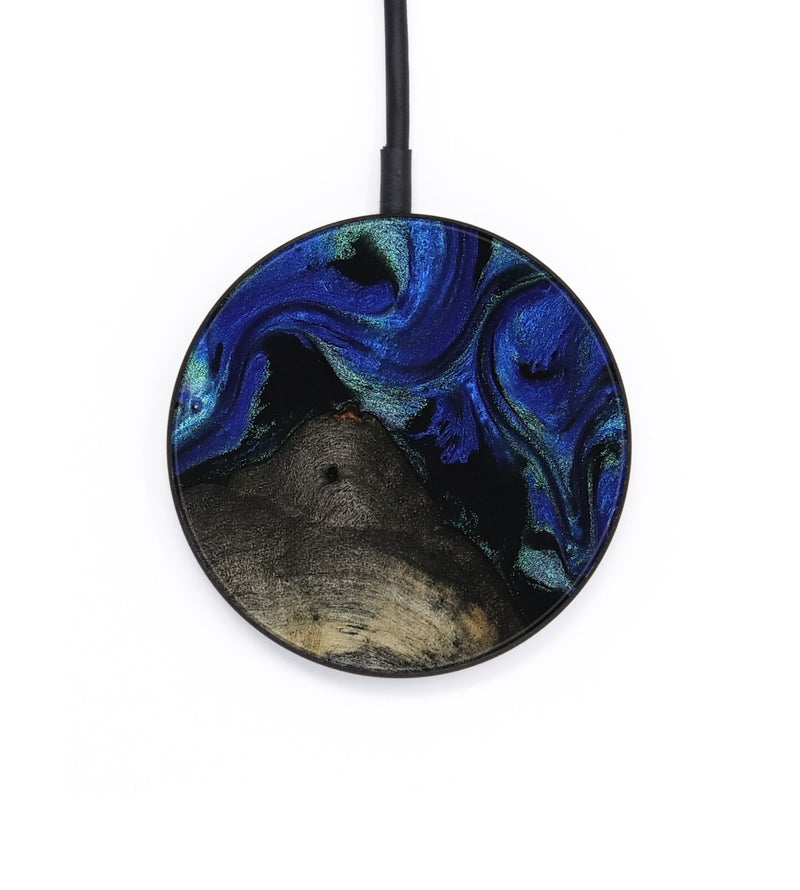 Circle Wood Wireless Charger - Gage (Blue, 817237)