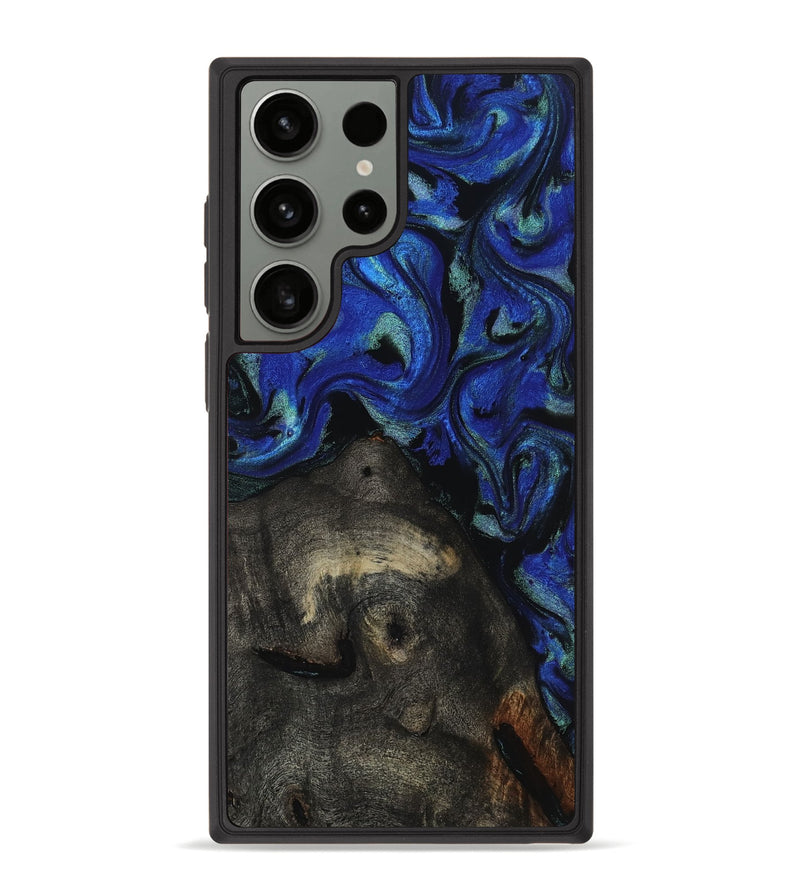 Galaxy S23 Ultra Wood Phone Case - Gage (Blue, 817237)