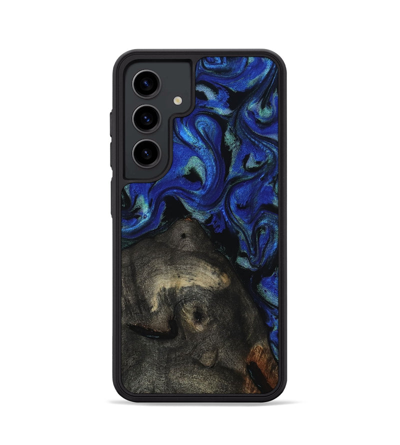 Galaxy S24 Wood Phone Case - Gage (Blue, 817237)