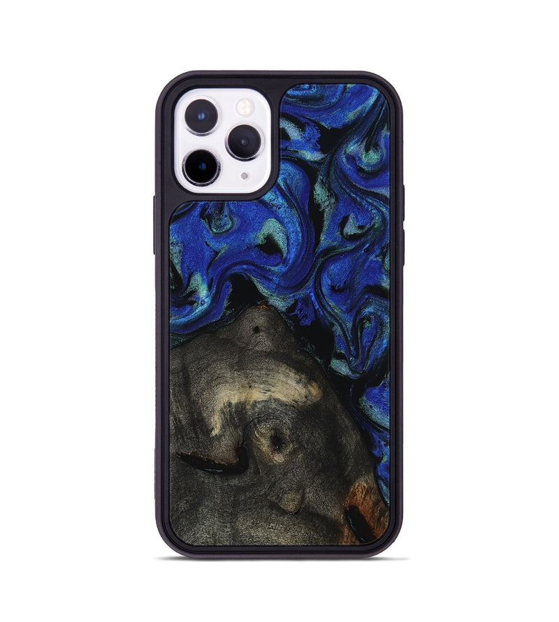 iPhone 11 Pro Wood Phone Case - Gage (Blue, 817237)