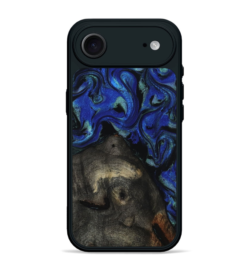 iPhone 17 Air Wood Phone Case - Gage (Blue, 817237)