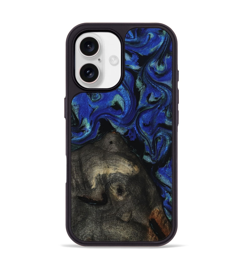iPhone 17 Wood Phone Case - Gage (Blue, 817237)
