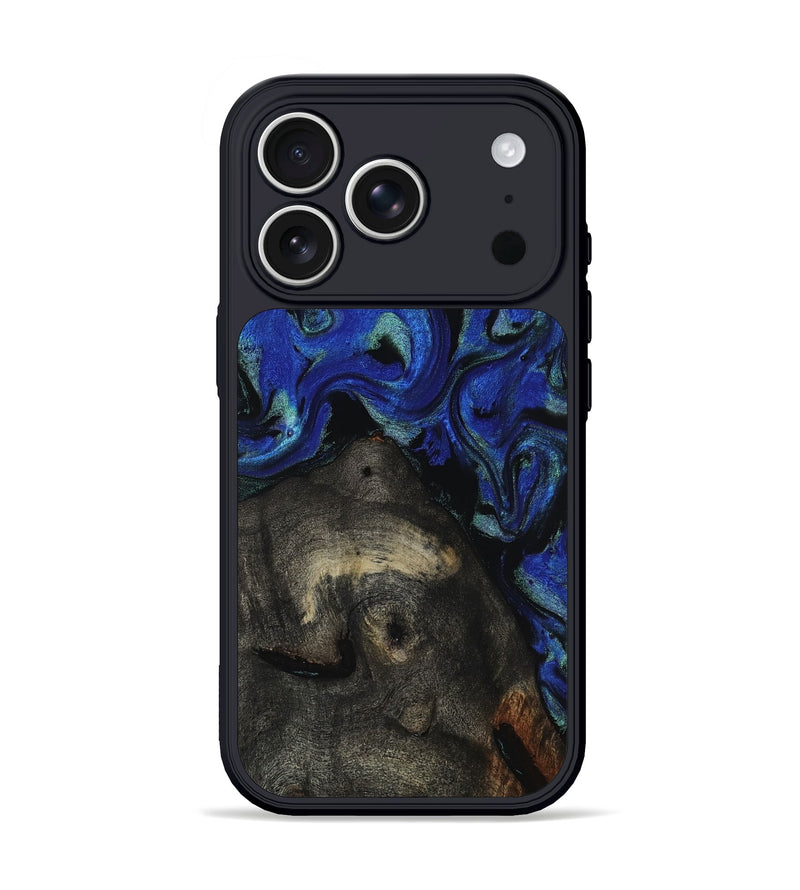 iPhone 17 Pro Wood Phone Case - Gage (Blue, 817237)