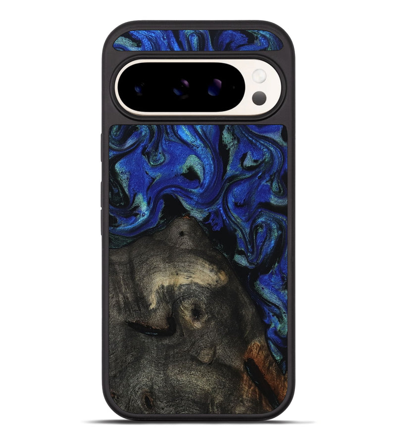 Pixel 10 Pro XL Wood Phone Case - Gage (Blue, 817237)