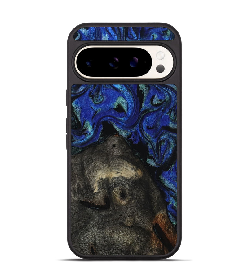 Pixel 9 Pro Wood Phone Case - Gage (Blue, 817237)