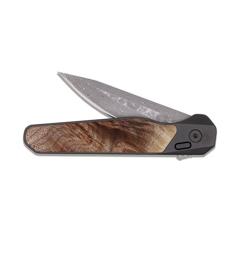 EDC Dark Damascus Wood Pocket Knife - Evelynn (Cosmos, 817268)