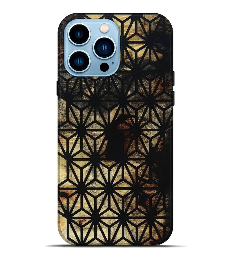iPhone 14 Pro Max Wood Live Edge Phone Case - Connor (Pattern, 817275)