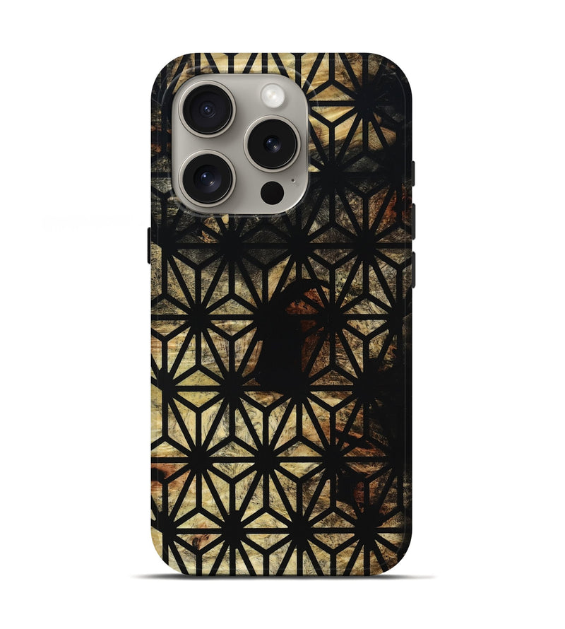 iPhone 16 Pro Wood Live Edge Phone Case - Connor (Pattern, 817275)