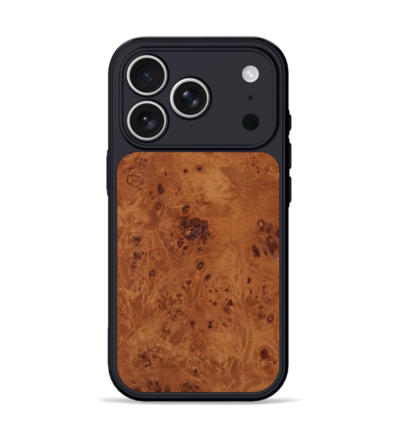 iPhone 17 Pro Wood Phone Case - Dequan (Wood Burl, 817286)