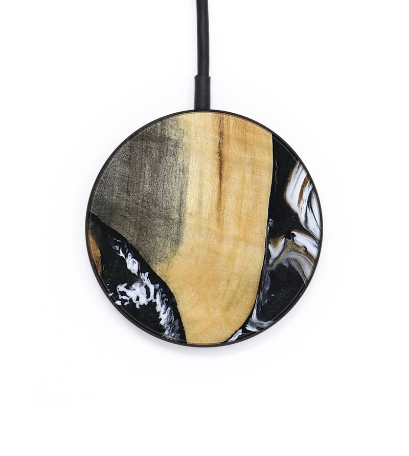 Circle Wood Wireless Charger - Bristol (Black & White, 817292)