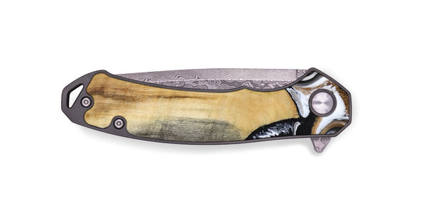 EDC Wood Pocket Knife - Bristol (Black & White, 817292)