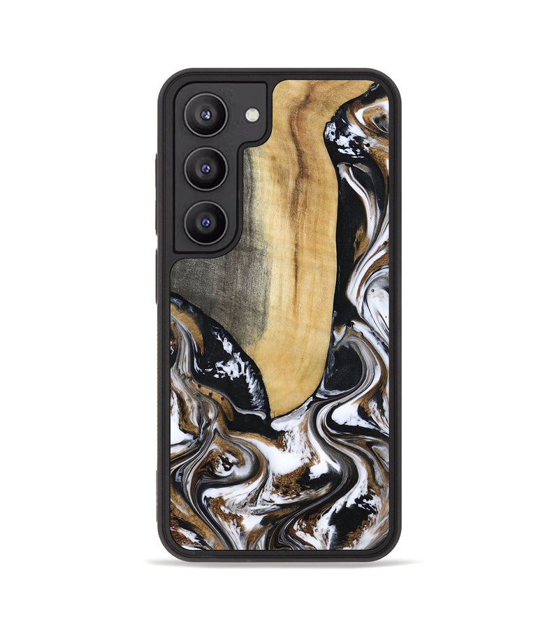 Galaxy S23 Wood Phone Case - Bristol (Black & White, 817292)