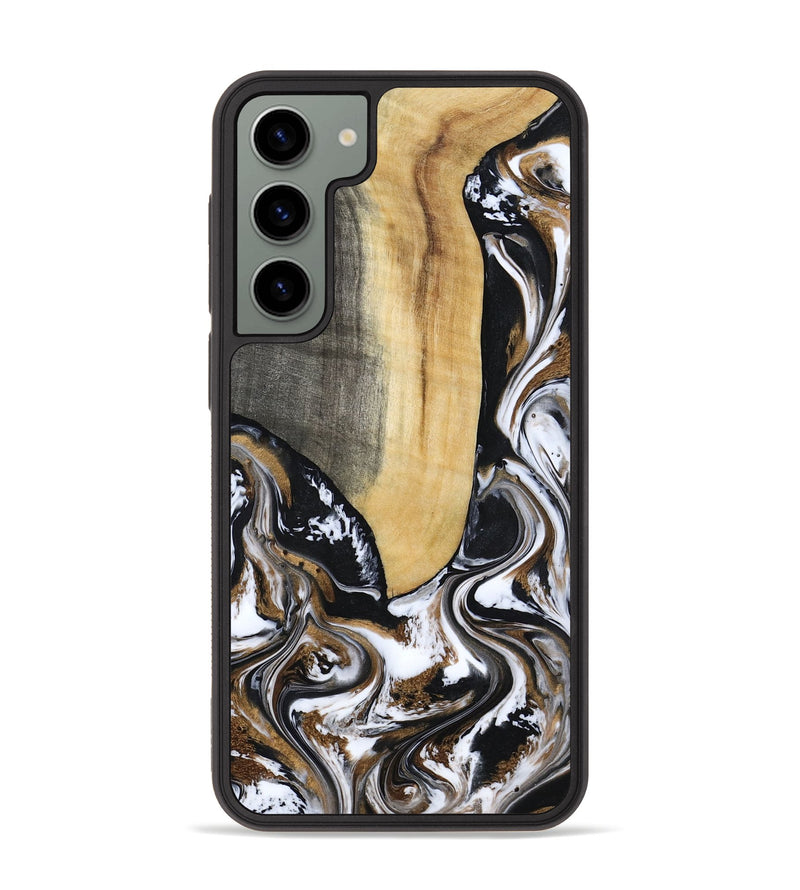 Galaxy S23 Plus Wood Phone Case - Bristol (Black & White, 817292)