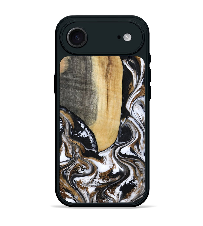 iPhone 17 Air Wood Phone Case - Bristol (Black & White, 817292)