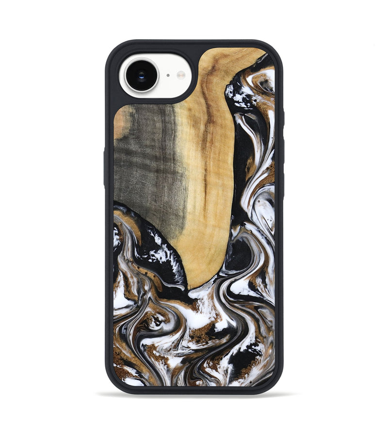 iPhone 17e Wood Phone Case - Bristol (Black & White, 817292)