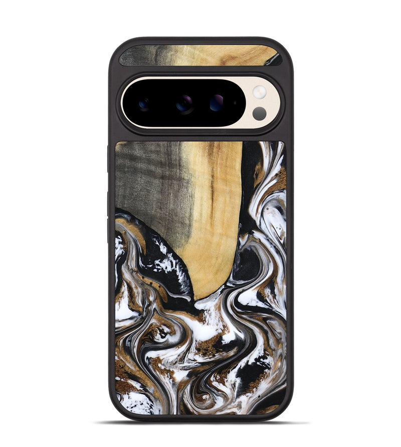 Pixel 10 Wood Phone Case - Bristol (Black & White, 817292)