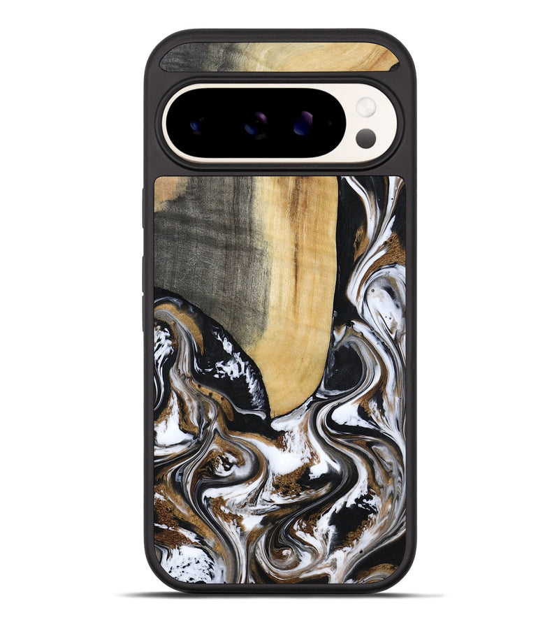Pixel 10 Pro XL Wood Phone Case - Bristol (Black & White, 817292)