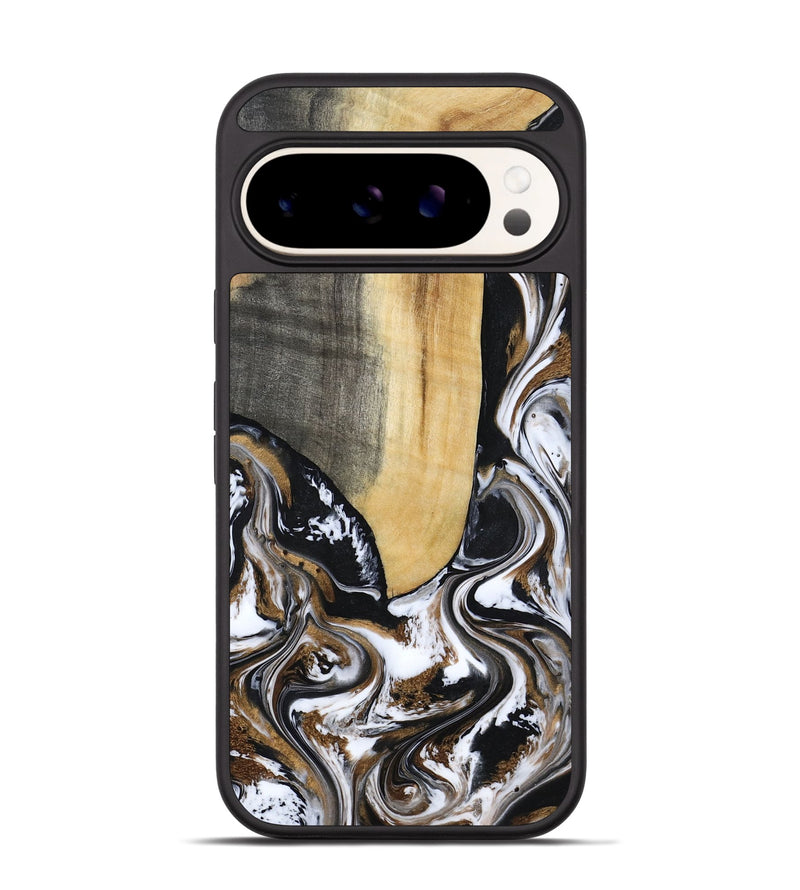 Pixel 9 Pro Wood Phone Case - Bristol (Black & White, 817292)