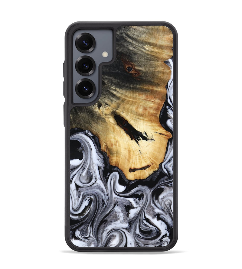Galaxy S25 Plus Wood Phone Case - Julia (Black & White, 817293)