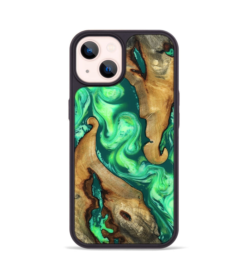iPhone 14 Wood Phone Case - Avi (Neon, 817294)