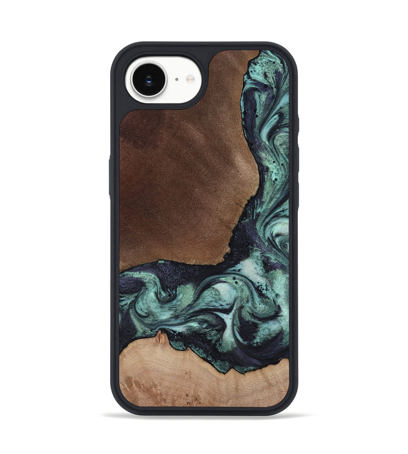 iPhone 17e Wood Phone Case - Tanika (Green, 817311)