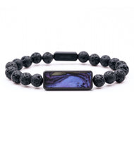 Lava Bead ResinArt Bracelet - Kamila (Purple, 817423)