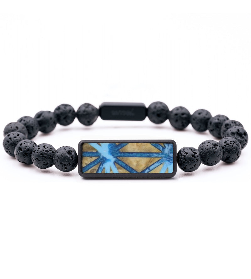 Lava Bead Wood Bracelet - Kingston (Pattern, 817443)