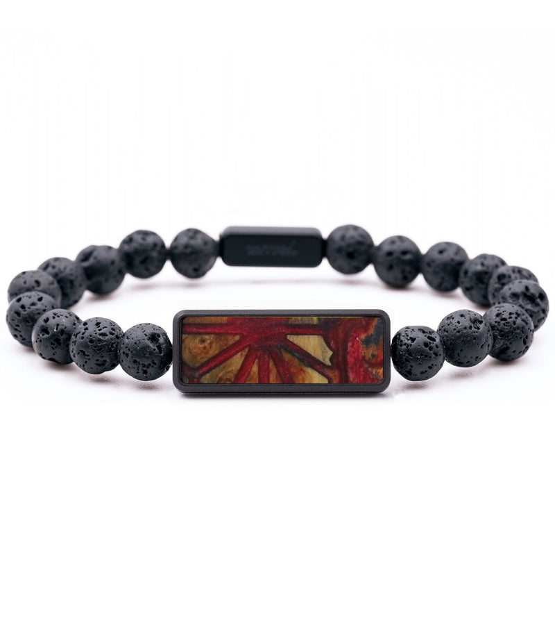 Lava Bead Wood Bracelet - Demi (Pattern, 817446)
