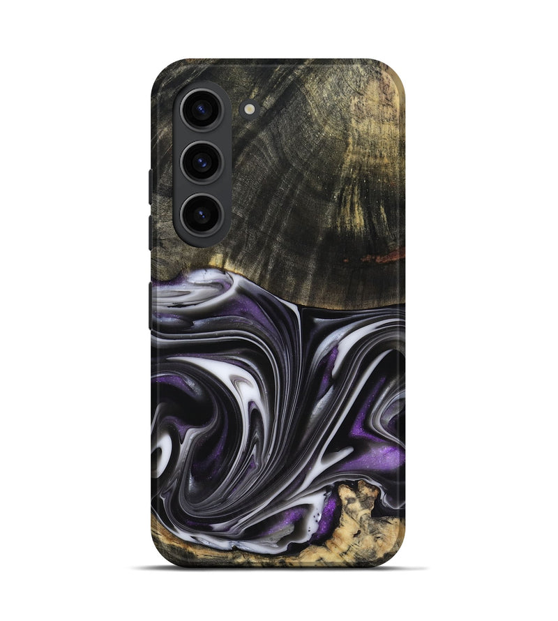Galaxy S23 Wood Live Edge Phone Case - Axl (Purple, 817470)