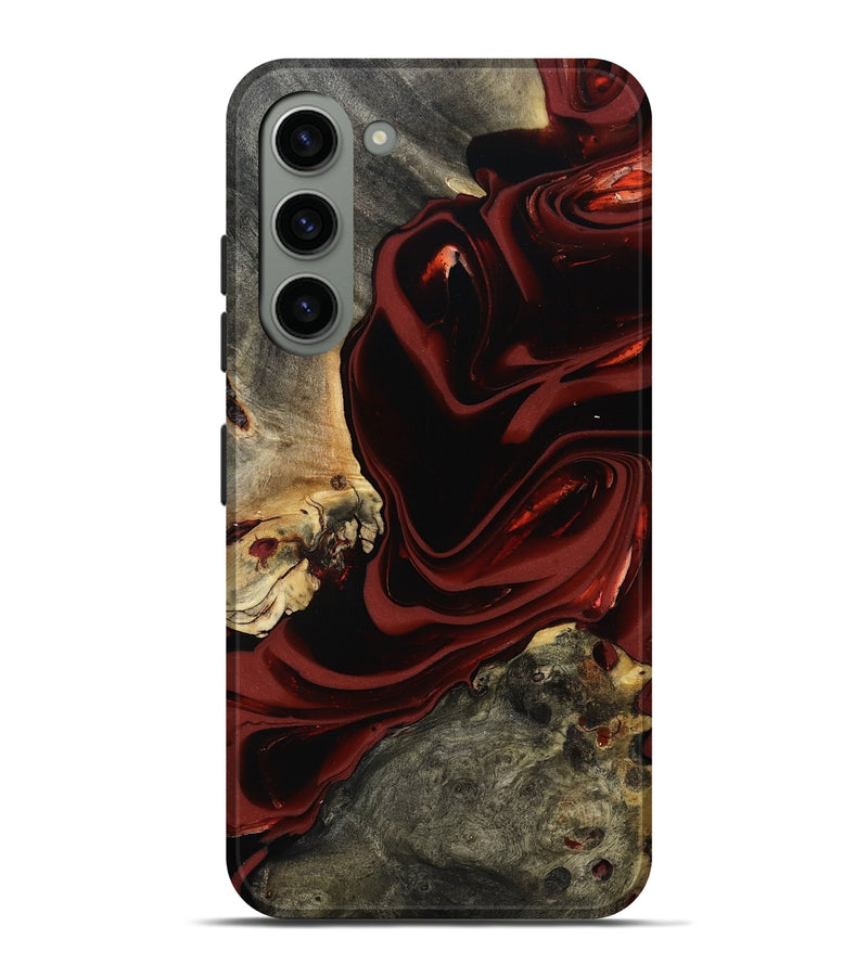 Galaxy S23 Plus Wood Live Edge Phone Case - Coy (Red, 817485)