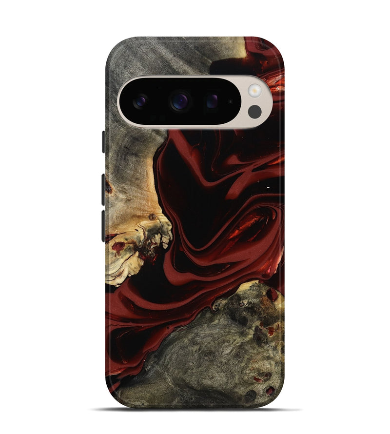 Pixel 10 Wood Live Edge Phone Case - Coy (Red, 817485)