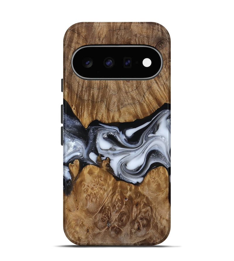 Pixel 11 Wood Live Edge Phone Case - Nash (Black & White, 817493)