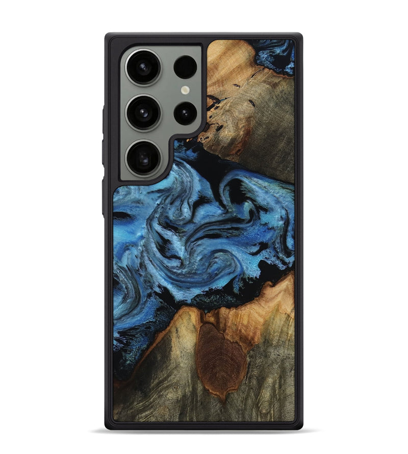 Galaxy S24 Ultra Wood Phone Case - Kadeem (Blue, 817508)
